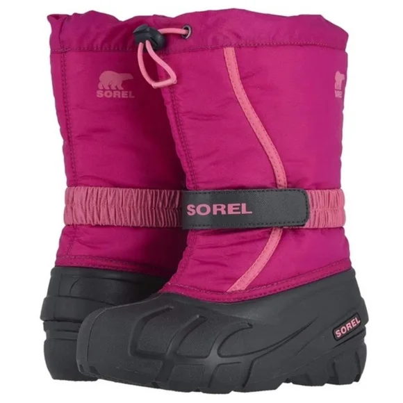 Sorel Pink Flurry Snow Boots