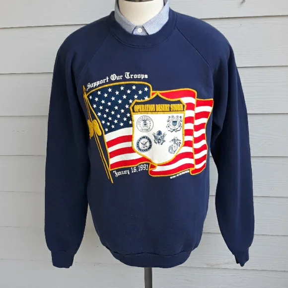 DESERT‎ STORM Military Vintage Crewneck Sweater XXL