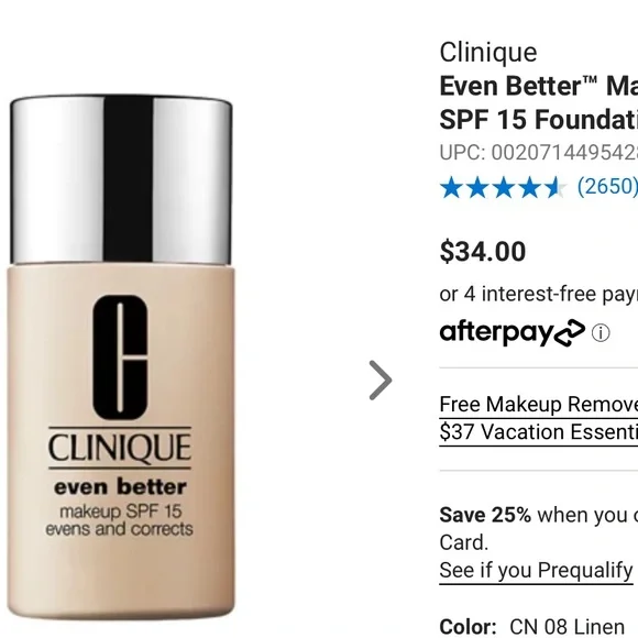 Amazing makeup by Clinique