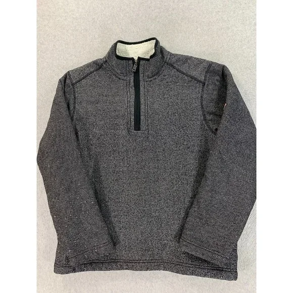 Orvis SHERPA Heavy Quarter Zip‎ Pullover Sweater (Men's Large) Gray