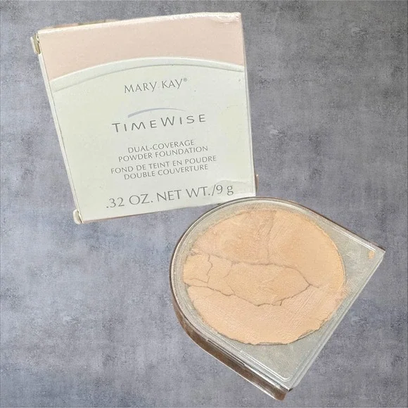 Mary Kay‎ TimeWise Dual-Coverage Powder Foundation Beige 304 8927 0.32oz New Box