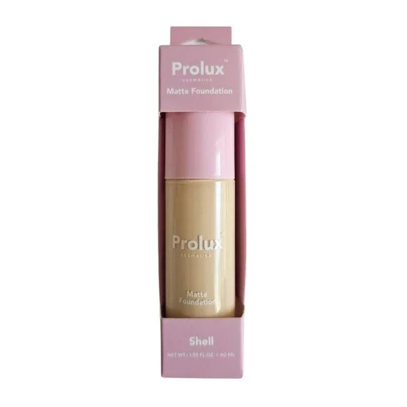 Prolux Cosmetics Matte Foundation In The Shade Of Shell 1.35fl.oz