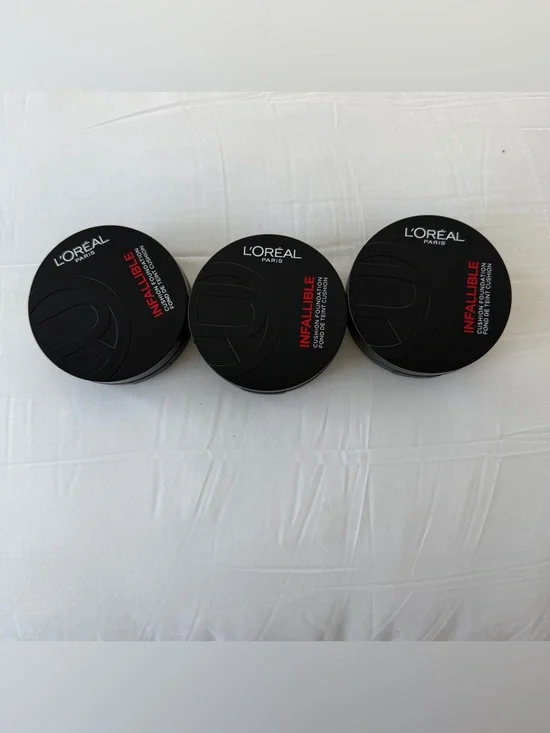 L'Oréal Infallible Cushion Foundation 120,130,140