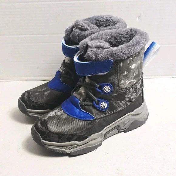 Kids Snow Boots Winter Warm Waterproof Non Slip Cold Weather EU 35 US size 3