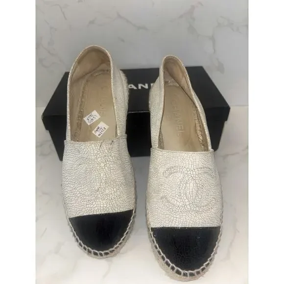 Chanel Espadrille Flats - Size 37