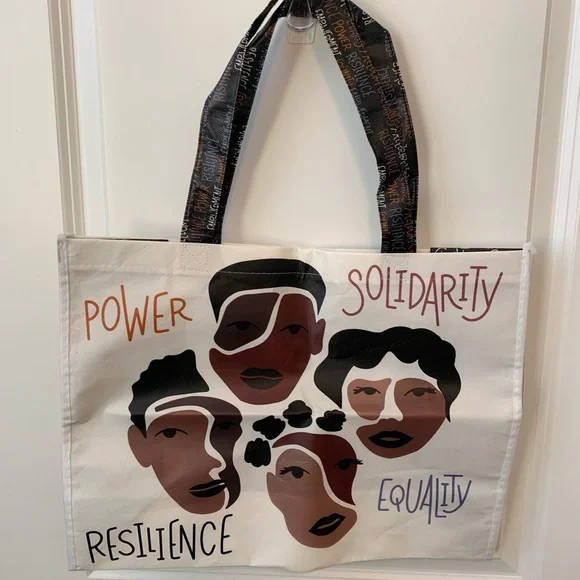 Canvas Tote Bag with Inspirational Design