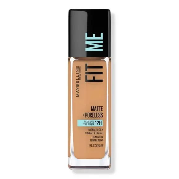 NEW Maybelline Fit Me Matte Poreless Foundation 330 Toffee Caramel Oil Free 12HR