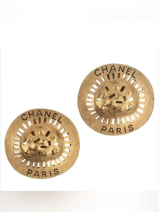 Chanel Gold Earrings