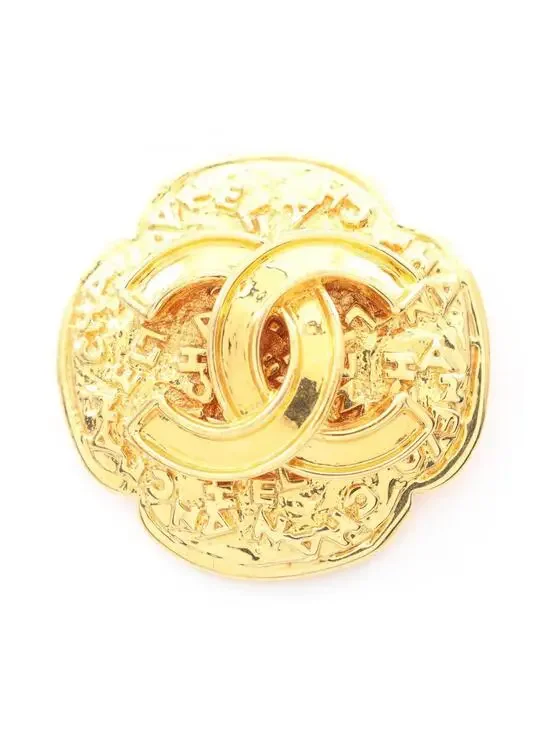 Chanel Cc Logo Brooch Metal #250211C11B