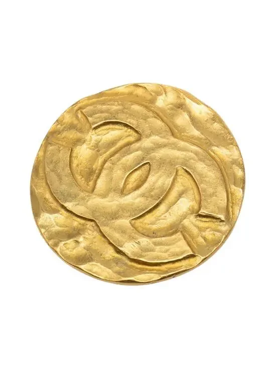 Chanel Cc Logo Brooch Metal #247111C78B