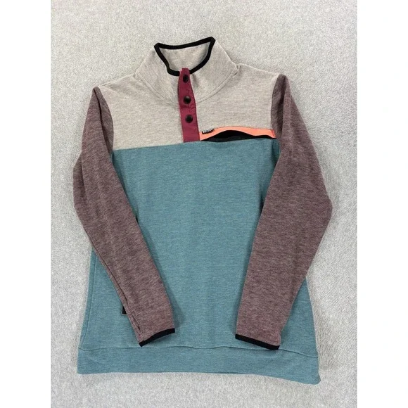Belong Designs Powell Fleece Pullover Sweater (Men's Medium) Blue/Gray