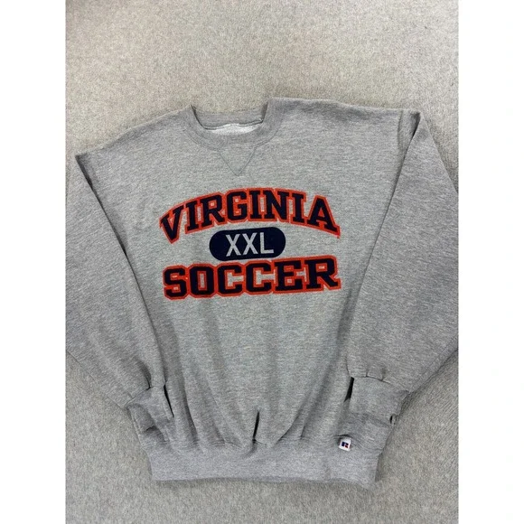 Virginia Cavaliers‎ Authentic Team Issue SOCCER Crew Sweatshirt (Men's XL) Gray