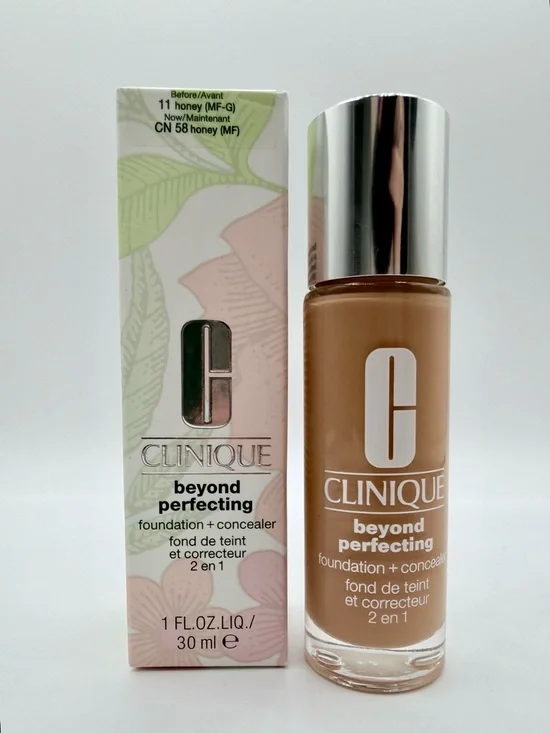 Clinique Beyond Perfecting Foundation + Concealer CN 58 Honey (11 Honey)