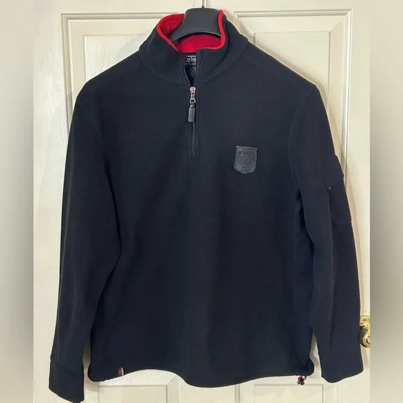 Vintage Polo Ralph Lauren Men’s Large 1/4 Zip Suicide Ski Patch Fleece Pullover