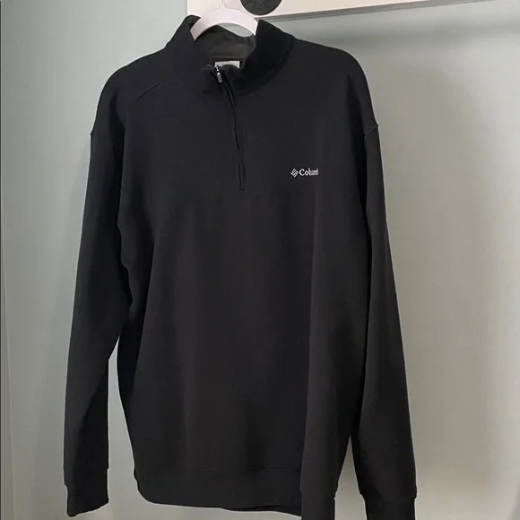 Columbia Men's Zip-Up Black Sweater