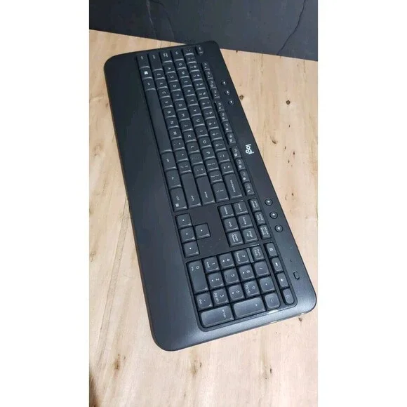 Logitech k540 LOGI black & white keyboard No. ESD-1715801C  wireless 3B56