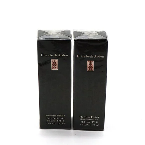 2x Elizabeth Arden Flawless Finish 54 Warm Cappuccino SPF8 NEW