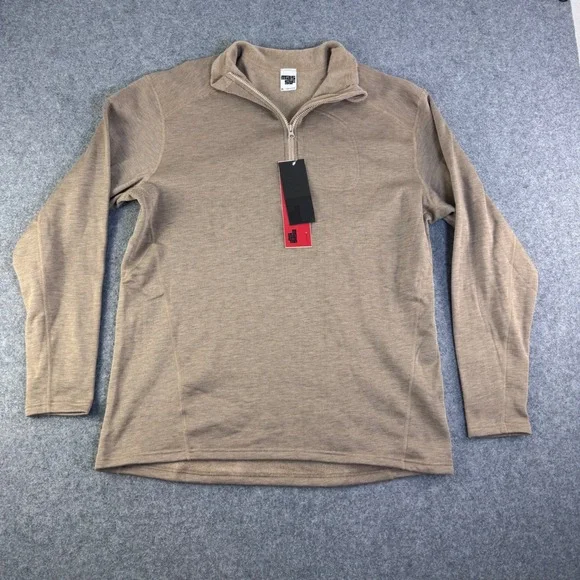 Massif Flamestretch Pullover Mens XL Tan Flame Resistant 1/4 Zip MSRT00005 AFDTB