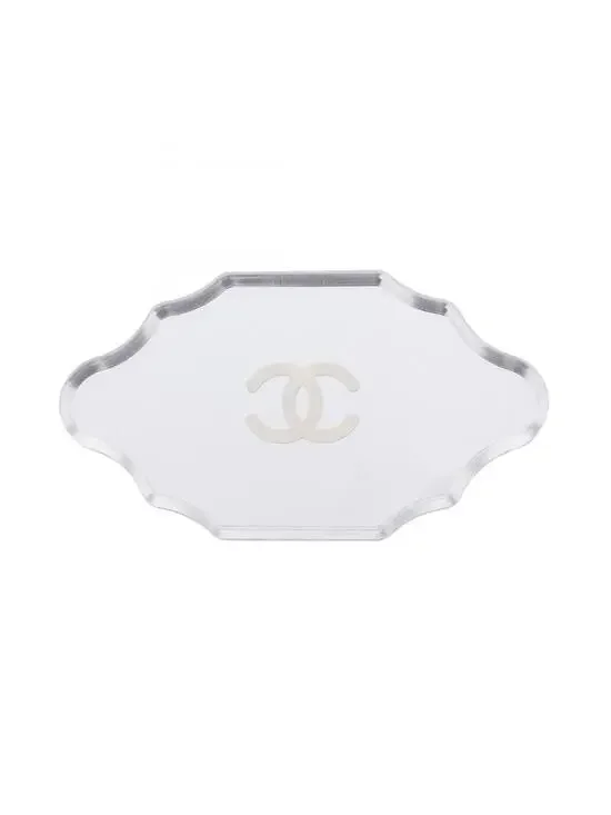 Chanel Cc Logo Brooch Sterling Silver #210075C93B