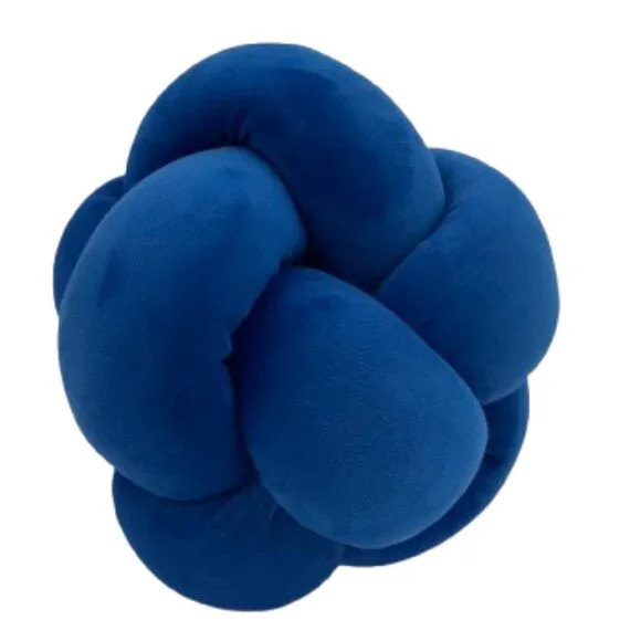Room Essentials Toss Pillow Infinity Knot Blue