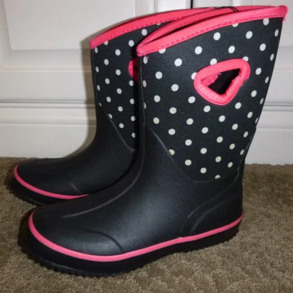 Toddler Girls Falls Creek  Waterproof Insulated Rain Boots Size  7 9 10 NWT