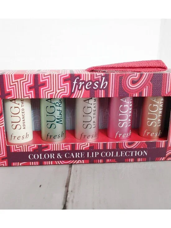 Fresh Color & Care Lip Collection New 5 Piece Tinted Lip Balm Advanced Therapy
