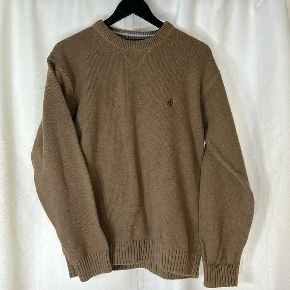 Tommy Hilfiger Mens Ribbed Crew Neck Long Sleeve Cotton Pullover Sweater XL