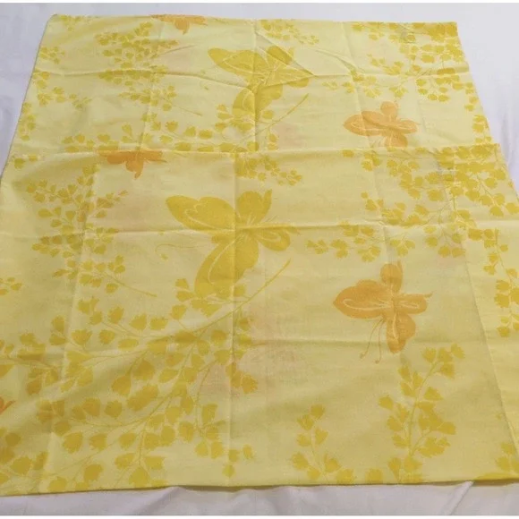 Vintage Springmaid Mariposa Butterfly Pillowcase Set Of 2  Standard Retro 70s