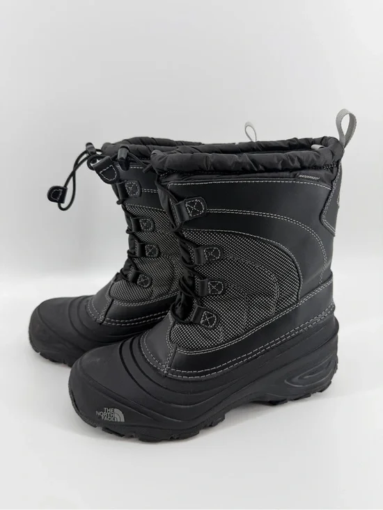 The North Face Alpenglow IV Waterproof Black Winter Snow Boots Ski Gorpcore Sz6