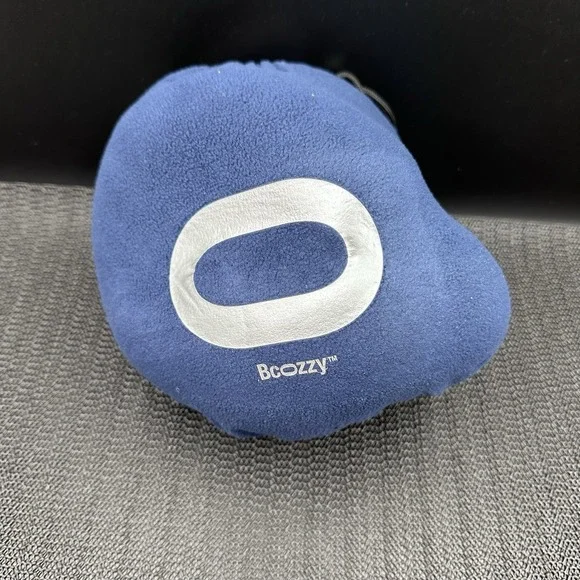 Be Cozy Neck Pillow For Travel Double Support To The Head Neck And Chin Blue L
