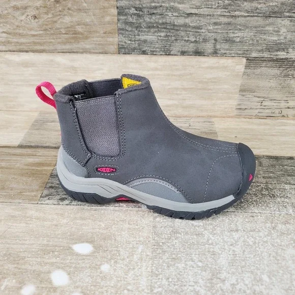 Keen Kootenay III Kids Chelsea Boot Sz 9 Waterproof Round Toe Pull On NWOB