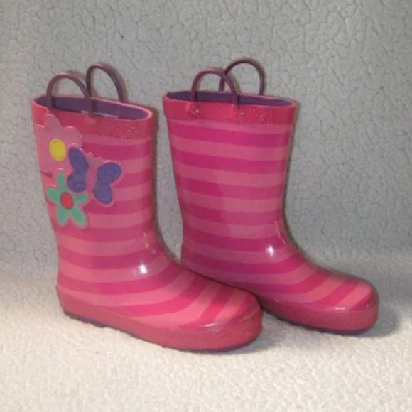 Girls Western Chief Butterfly/Flower Rainboots