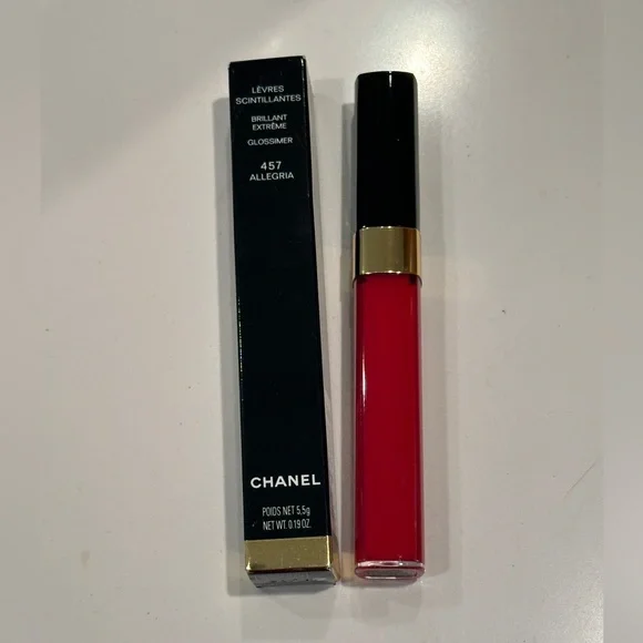 CHANEL Glossimer Lèvres Scintillantes‎ Brilliant Extreme Lip Gloss 457 ALLEGRIA