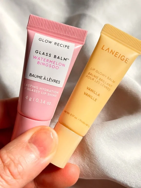 Laneige & Glow recipe lip balm 2 pc