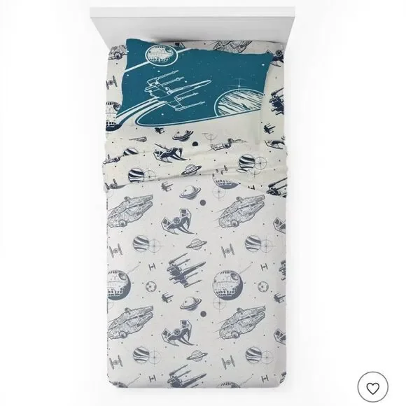 Star Wars Themed Twin Sheet Set
