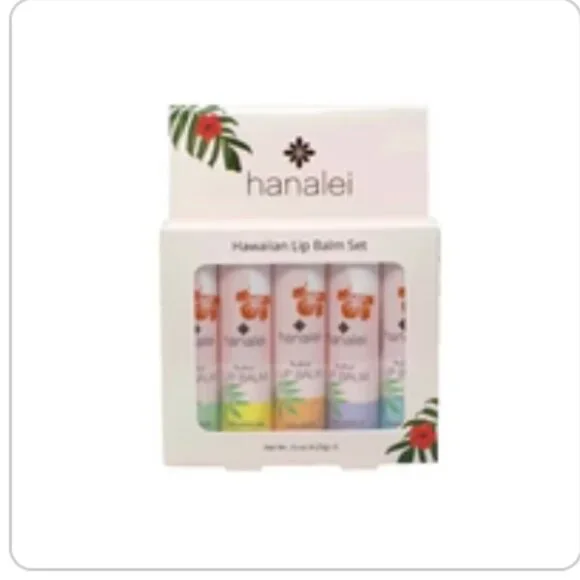 Hanalei - Kukui Oil Lip Balm Set of 5
