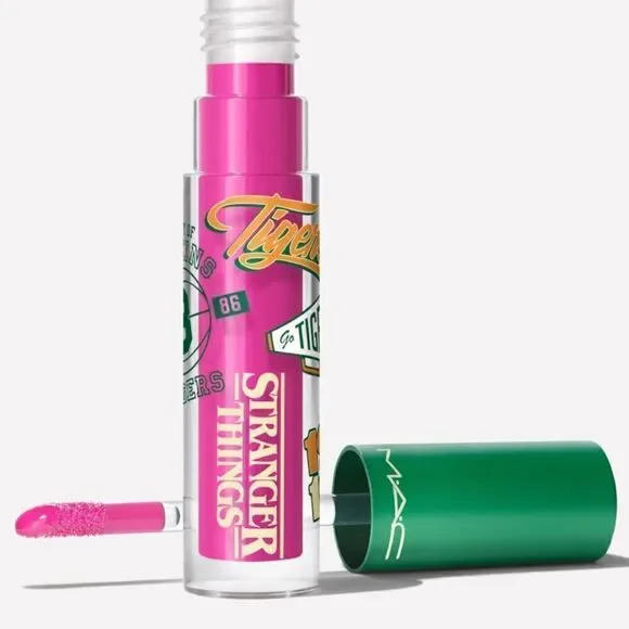 Mac X Stranger Things Lipglass Wild Wheeler