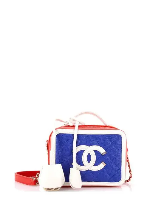 Chanel Filigree Vanity Case Quilted #266276C39B