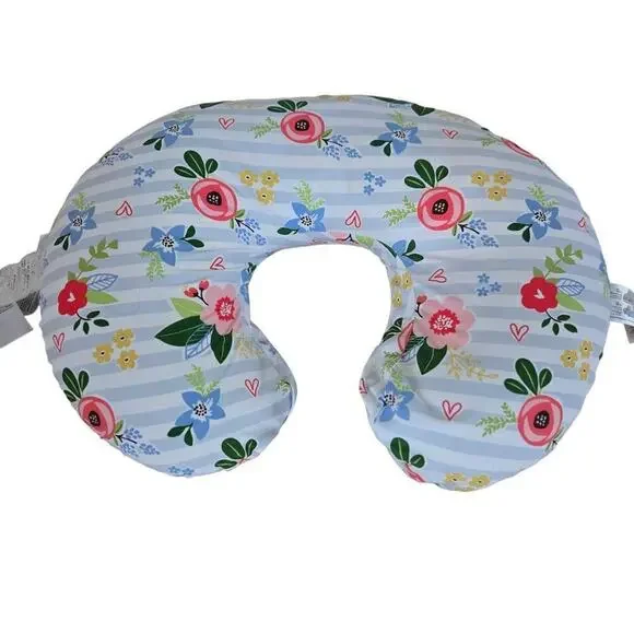 Boppy Original Feeding and Infant Support Pillow Floral Stripes