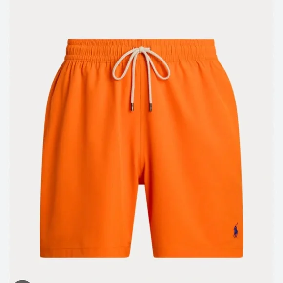 NWT Polo Ralph Lauren Men’s 5.75” Traveler Classic Swim Trunk Preppy Summer‎