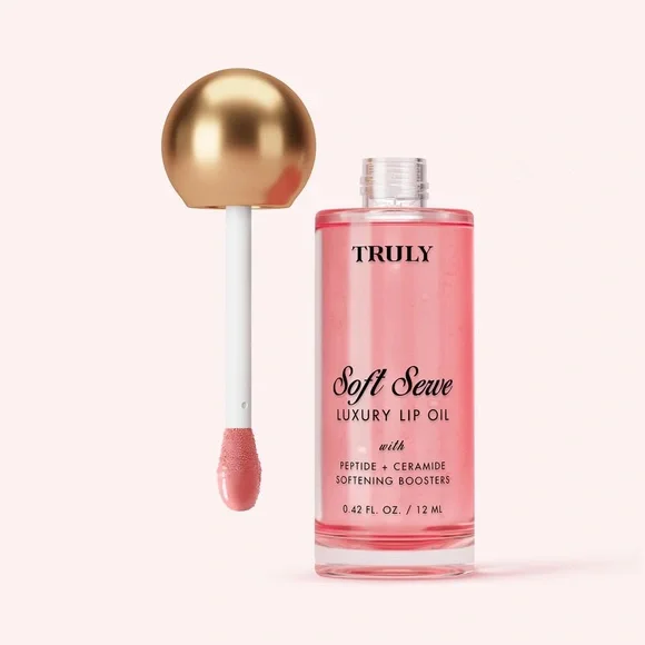 NWT Truly Luxury Peptide Lip Oil Plumping - Soft Serve