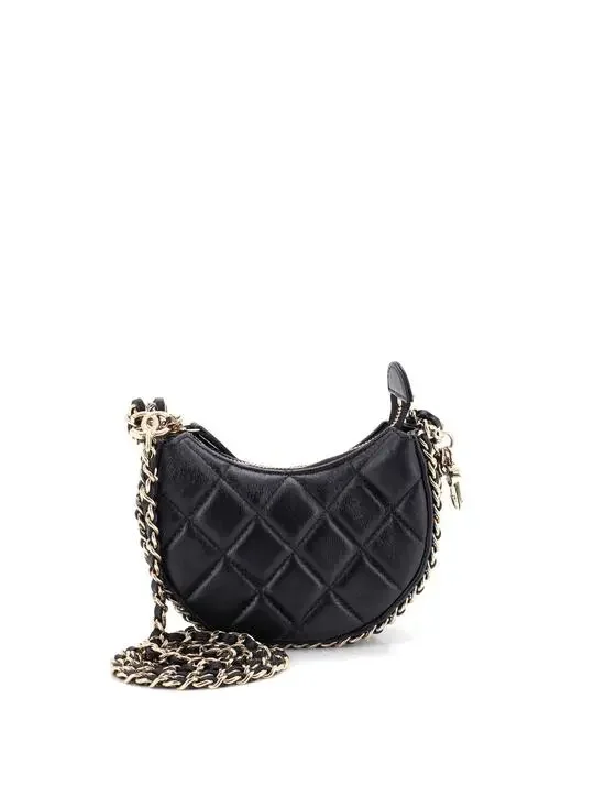Chanel Chain Around Hook Hobo Quilted #234052C34B