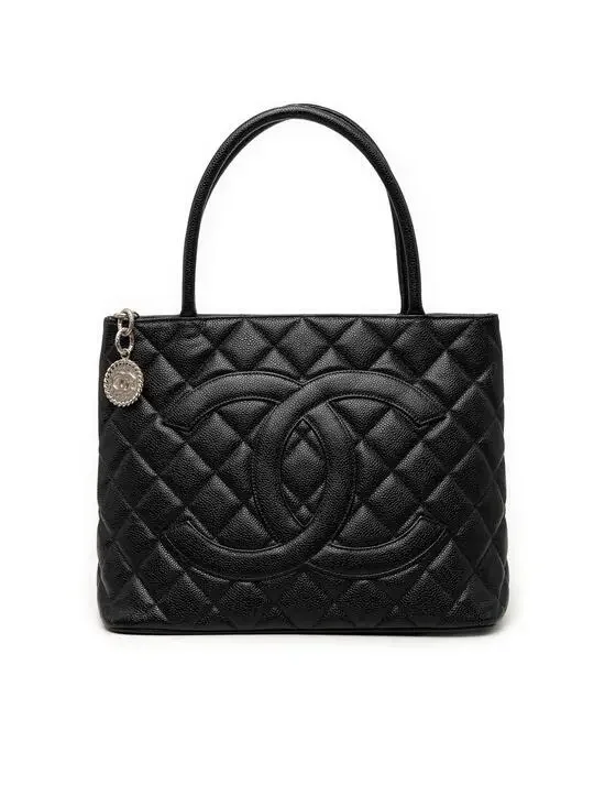 Chanel Caviar Medallion Tote Pre-Loved #290383C19B