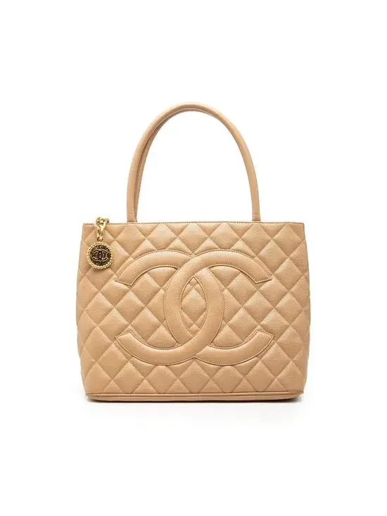 Chanel Caviar Medallion Tote Pre-Loved #290403C21B