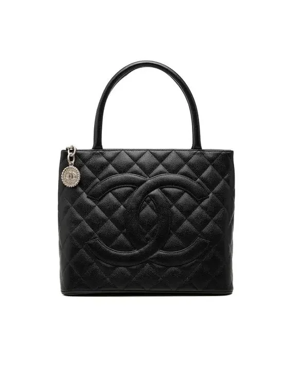 Chanel Caviar Medallion Tote Pre-Loved #290399C19B