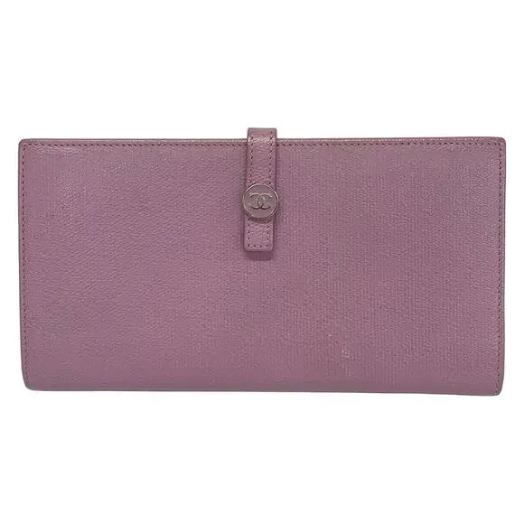Chanel CC Button Long Wallet A20905