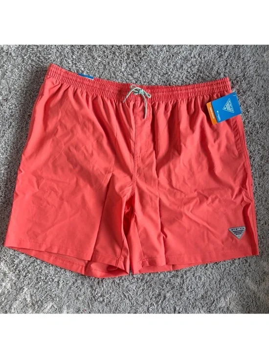 ✨$20✨NWT•Columbia Mens PFG Ramble Swim Short with Mesh Liner| XXL 8” Inseam
