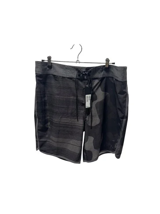 Oakley Utah Camo Mash Short Swimtrunk Forged Iron Men Size 36