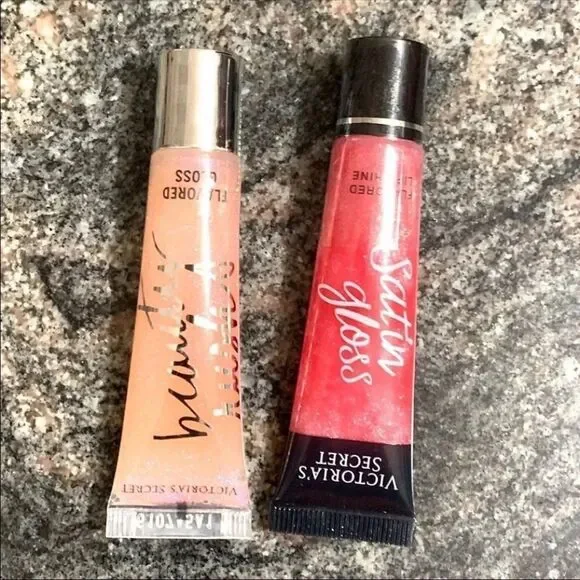 Victorias Secret set 2 satin beauty rush lipgloss