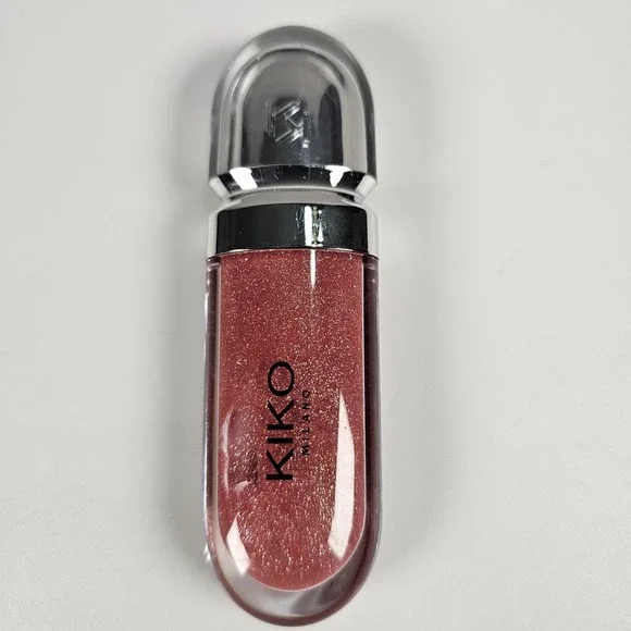 Kiko Milano 3D Hydra Lip Gloss – High Shine Shade 17 Pearly Mauve 0.21 fl oz